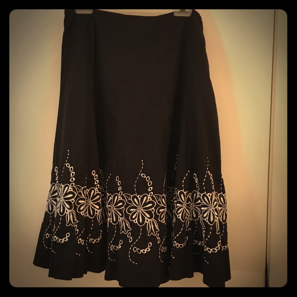 Full cotton boho retro summer skirt